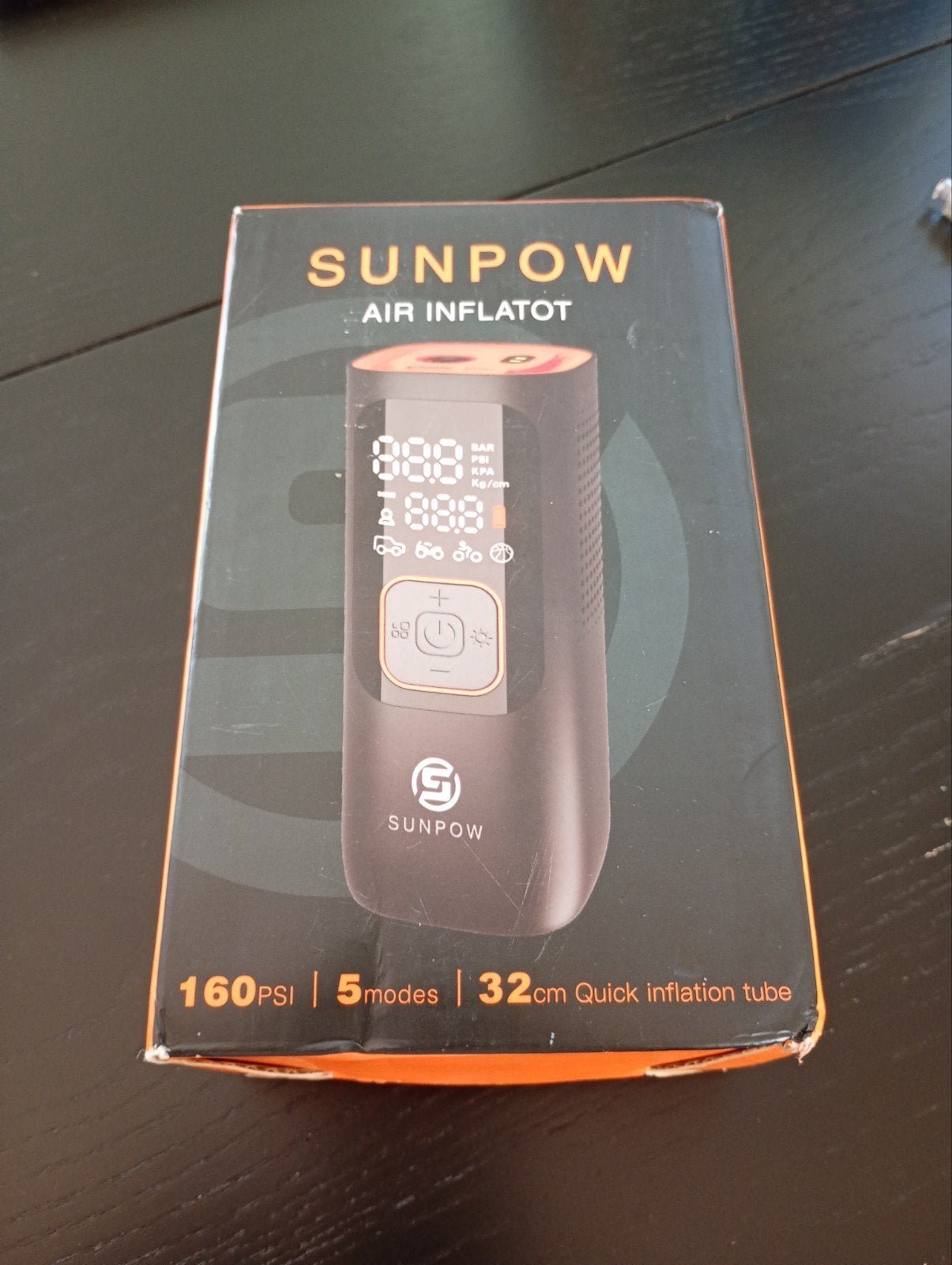 Nieuw Sunpow Draagbaar Luchtpomp met Tasje - Compact & Krach, Ophalen of Verzenden, Drukmeter, Nieuw