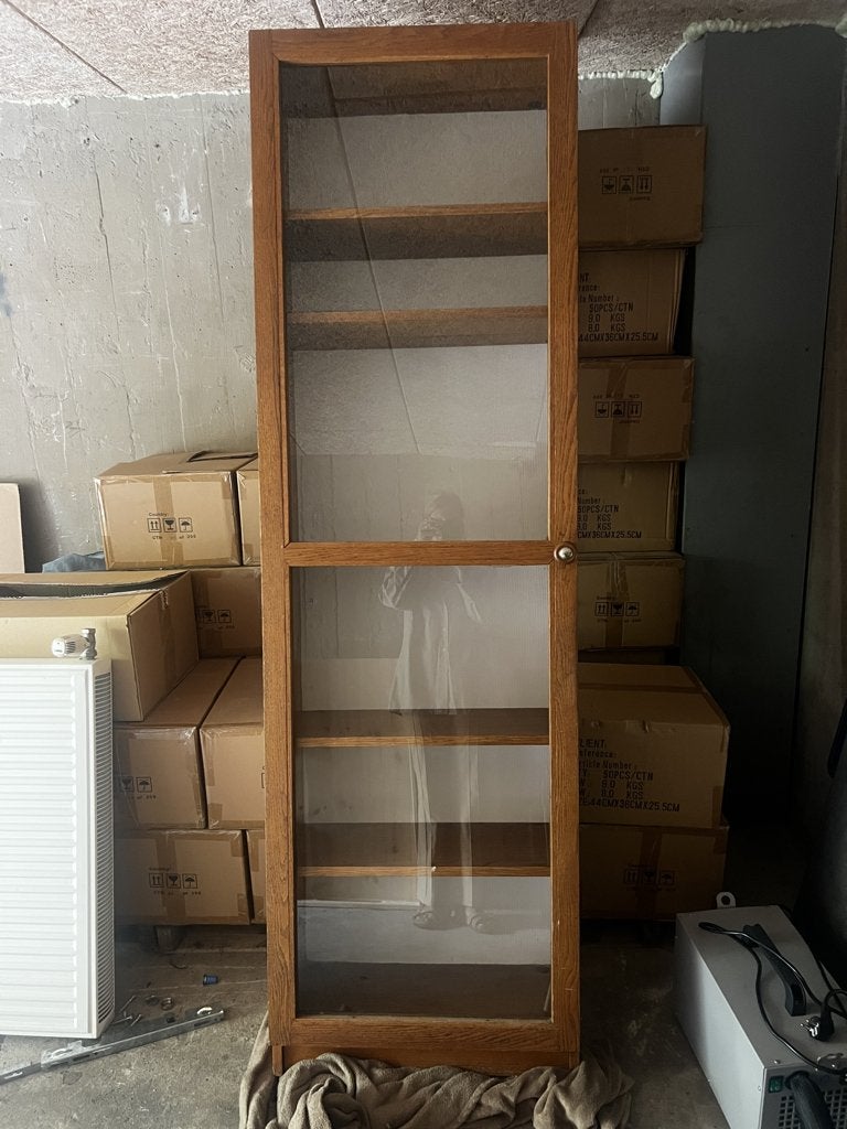 Vitrinekast, gratis, Ophalen, Gebruikt, 50 tot 100 cm, 150 tot 200 cm