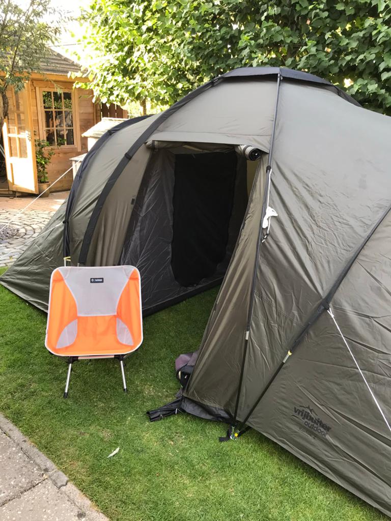 Vrijbuiter Outdoor Korfoe 4 tent - Nieuwstaat, 4-persoons, Ophalen of Verzenden, Zo goed als nieuw, Tot en met 4