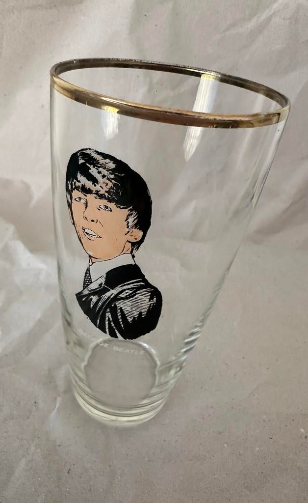 George Harrion drinkglas 1964, Verzamelen, Ophalen of Verzenden, Zo goed als nieuw