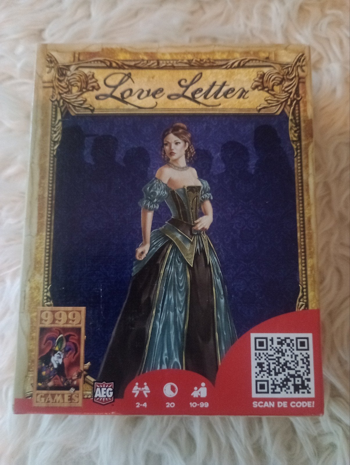Love Letter Kaartspel - Compact en Strategisch, Een of twee spelers, Ophalen of Verzenden, Zo goed als nieuw, 999 Games