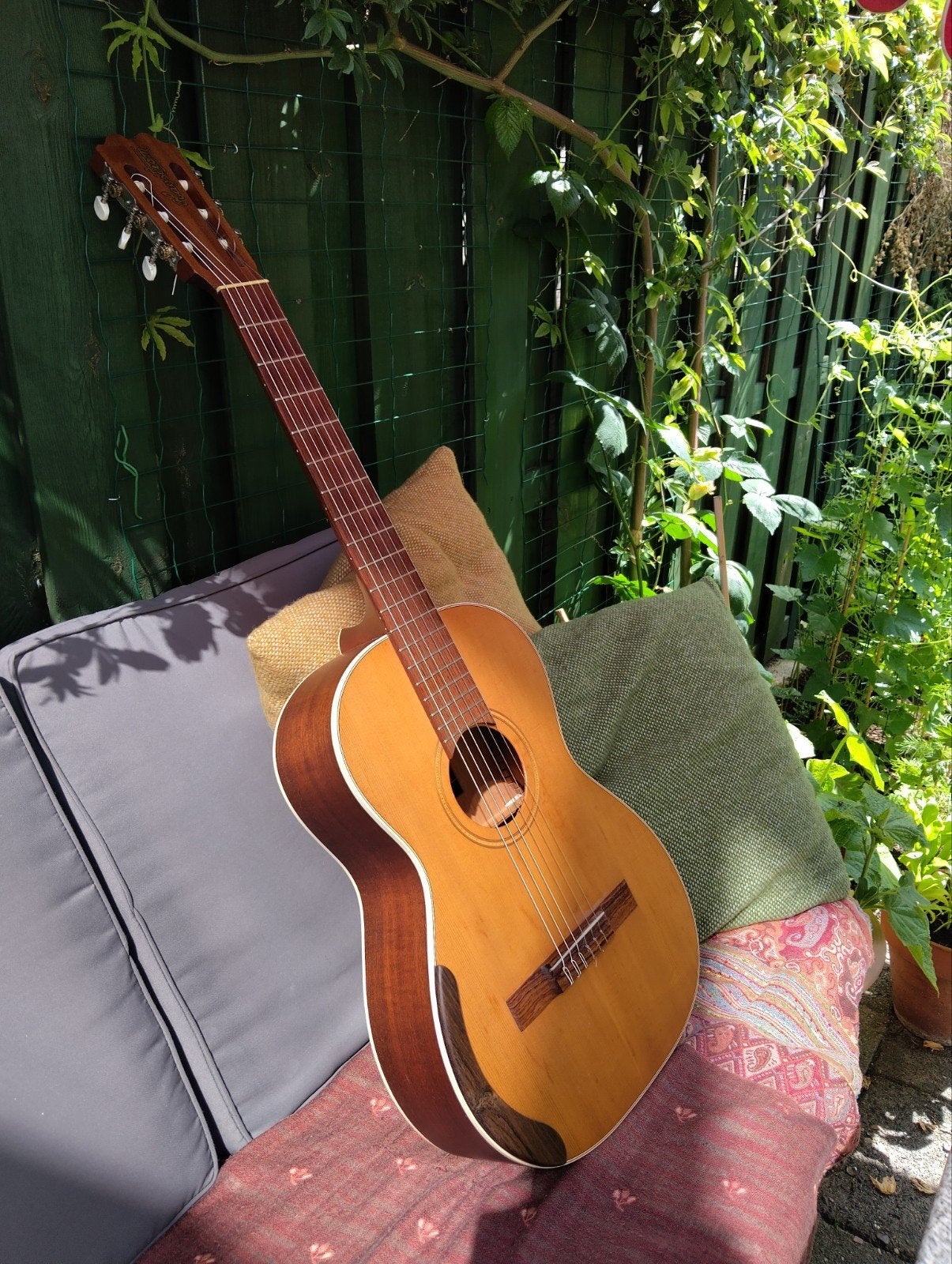 Zweedse klassieke gitaar, 70er jaren Hagstrom, Ophalen of Verzenden, Gebruikt, Klassieke of Spaanse gitaar