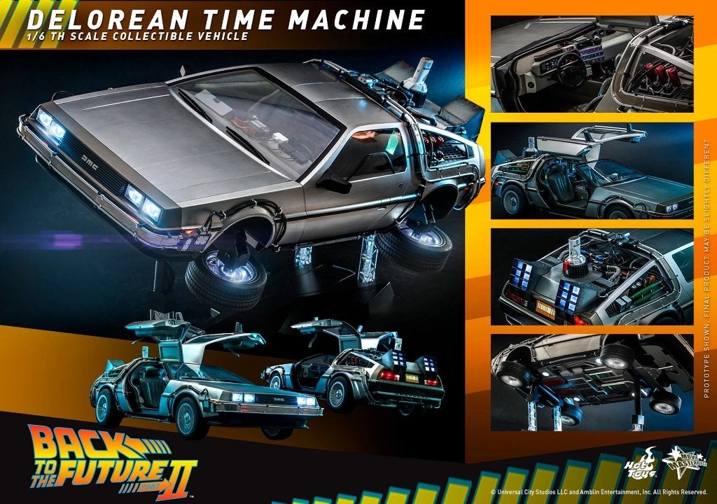 Hot Toys Back To The Future 2 Delorean MMS636 ongeopend, Ophalen, Nieuw, Film, Overige typen