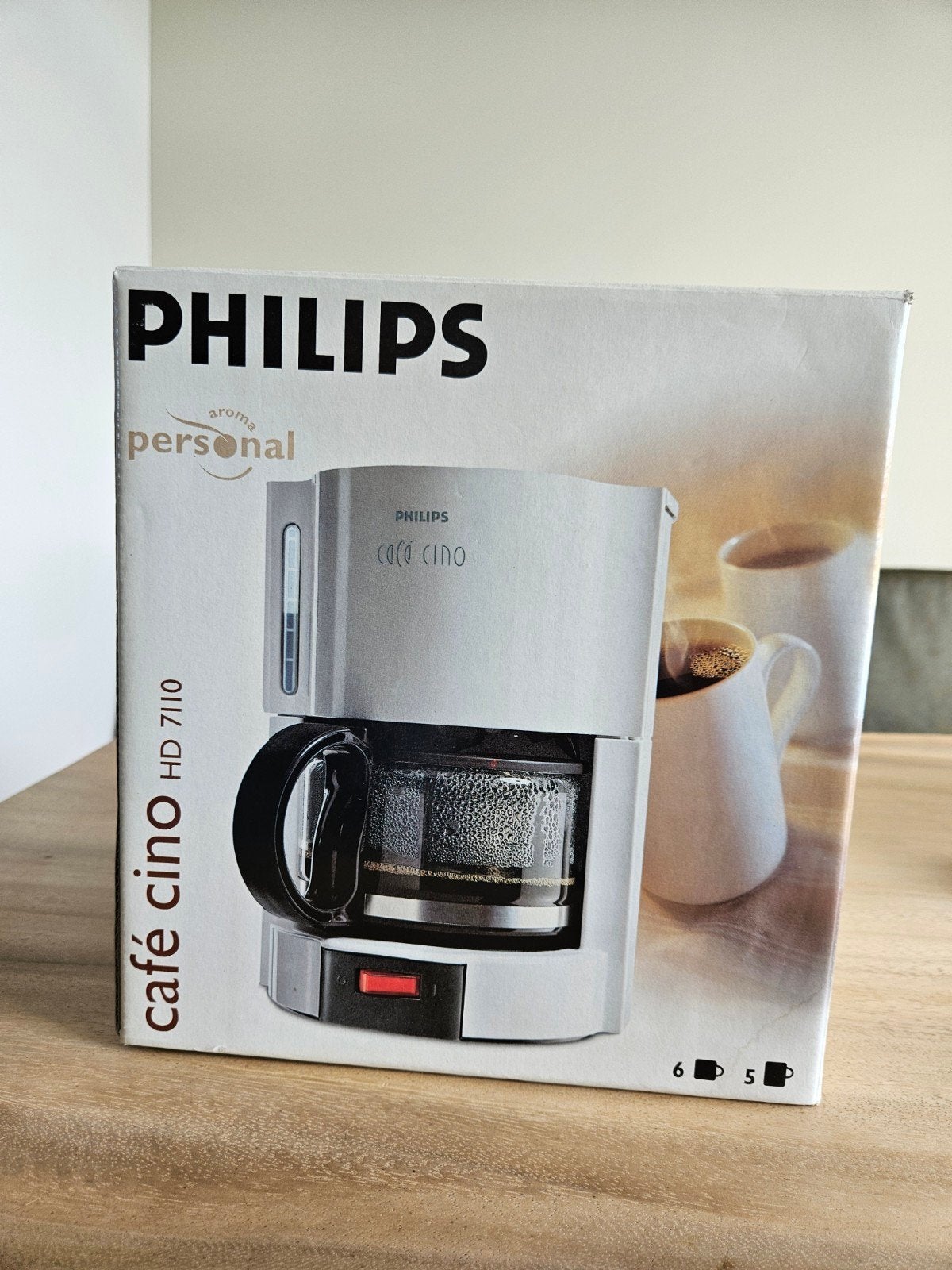 Philips Café Cino HD 7110 Koffiezetter 650W, Ophalen of Verzenden, Zo goed als nieuw