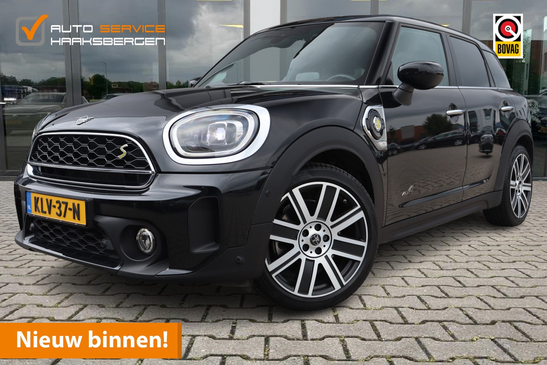 MINI Countryman 1.5 Cooper S E ALL4 Chili | Pano | Leder | C, Auto's, Mini, Automaat, Gebruikt, Countryman, Zwart