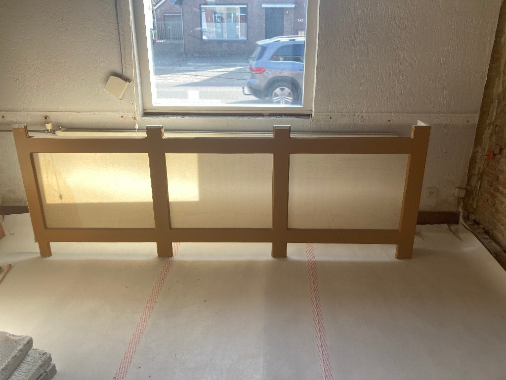 drie cottage radiatorombouw lambrisering radiator afdekking, Ophalen, Gebruikt, Overige typen, 150 cm of meer