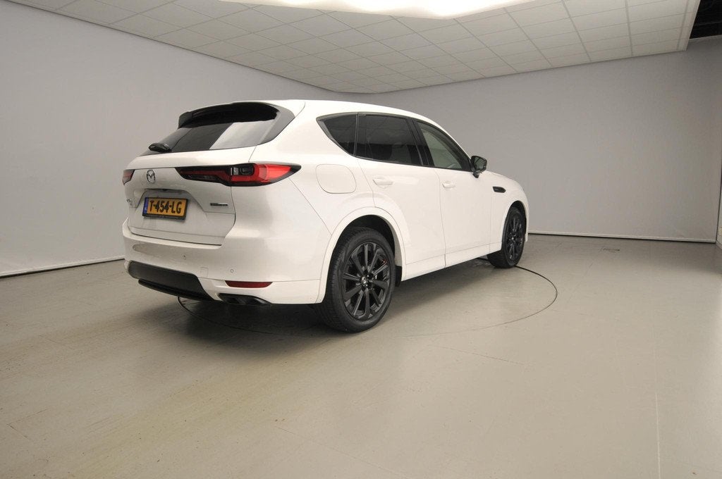Mazda CX-60 2.5 e-SkyActiv PHEV Homura | Pano | HUD | 360 ca, Auto's, Mazda, Automaat, Gebruikt, 2500 kg, Wit