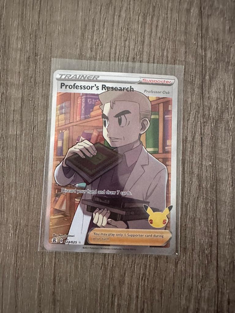 Professor's Research Pokémon kaart, Ophalen of Verzenden