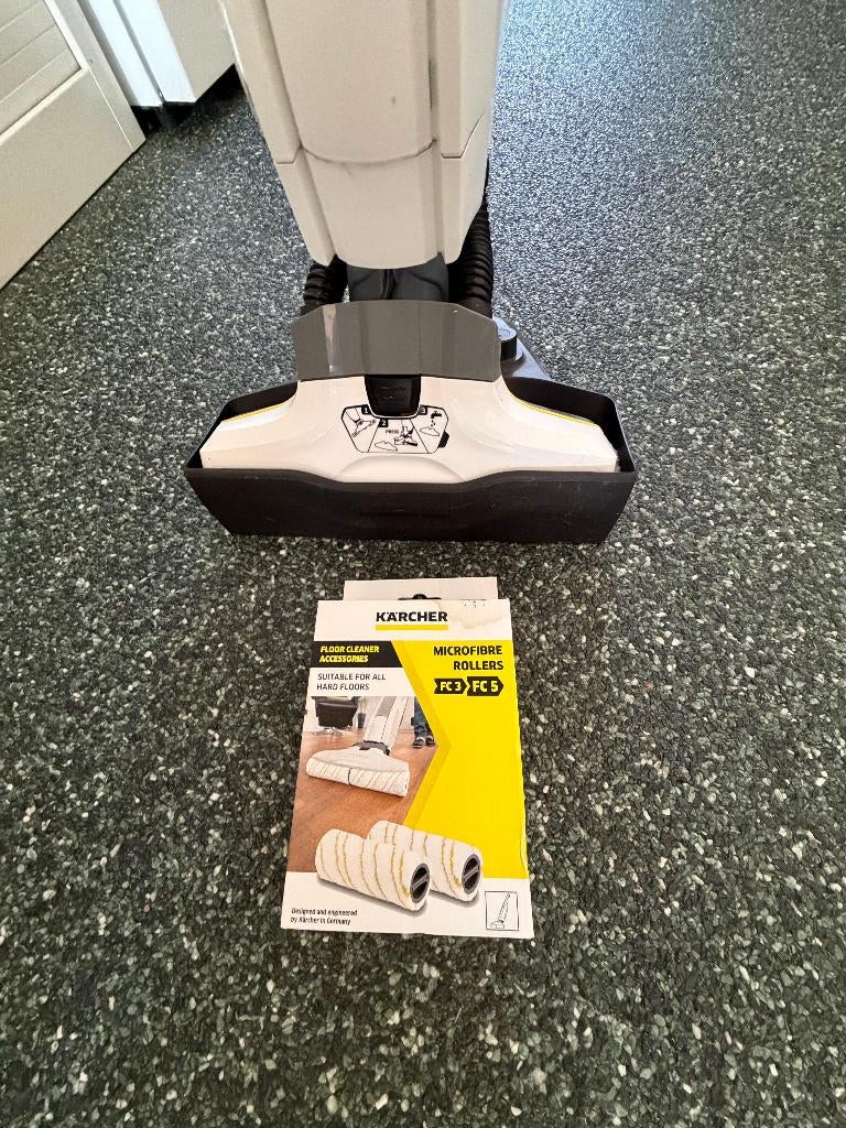Kracher Schrobzuigmachine FC5 li-ion 25v accu 60m schrobben, Witgoed en Apparatuur, Stofzuigers, Ophalen, Gebruikt, Kärcher, Vloerreiniger