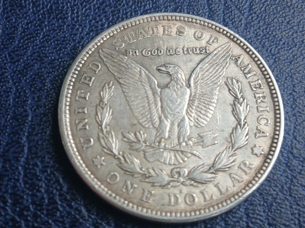 Mooie Zilveren Morgan Dollar 1921, Ophalen of Verzenden, Zuidoost-Azië, Losse munt, Zilver