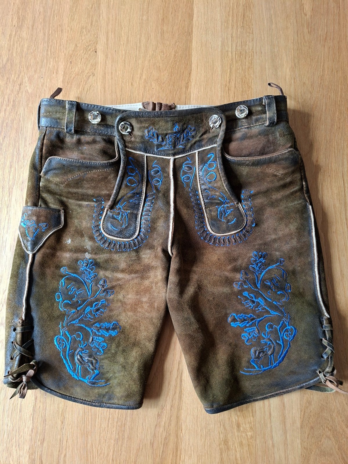 Lederhosen maat 48, Maat 48/50 (M), Ophalen of Verzenden, Overige thema's, Kleding