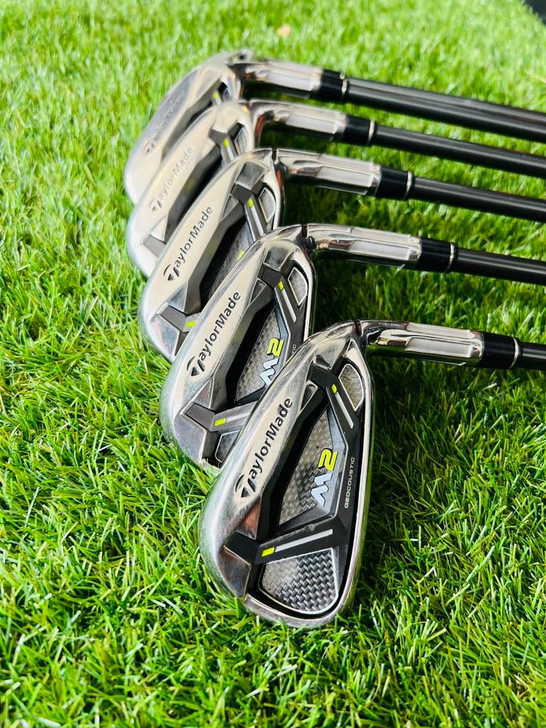 TaylorMade M2 IJzerset – 5 t/m PW (Rechtshandig) +0,5, Sport en Fitness, Golf, Overige merken, Set, Taylormade, Taylormade