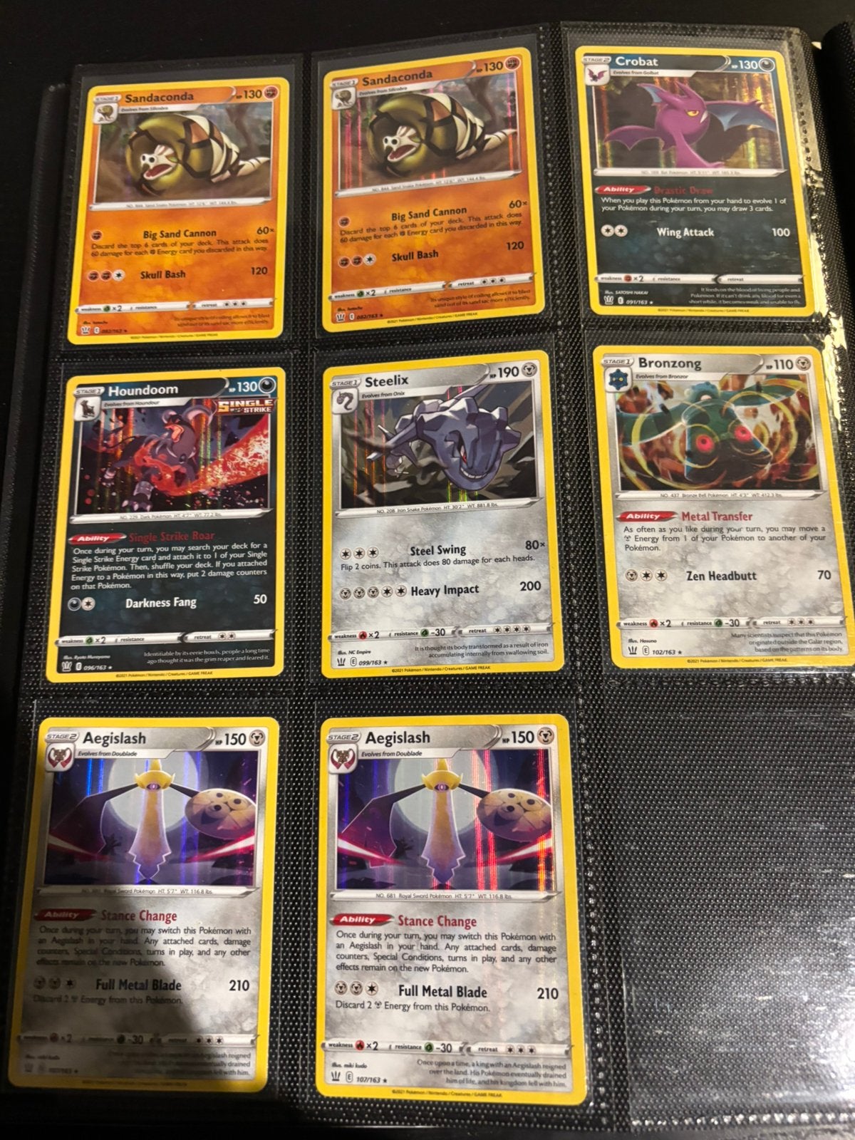 Pokémon Kaarten Holo’s Battle Styles / 163, Ophalen of Verzenden, Zo goed als nieuw, Meerdere kaarten