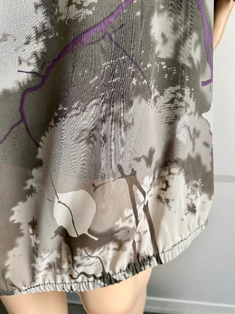 F1068 Sandwich maat 36=S jurk jurkje tuniek grijs blouse, Kleding | Dames, Ophalen of Verzenden, Zo goed als nieuw, Knielengte