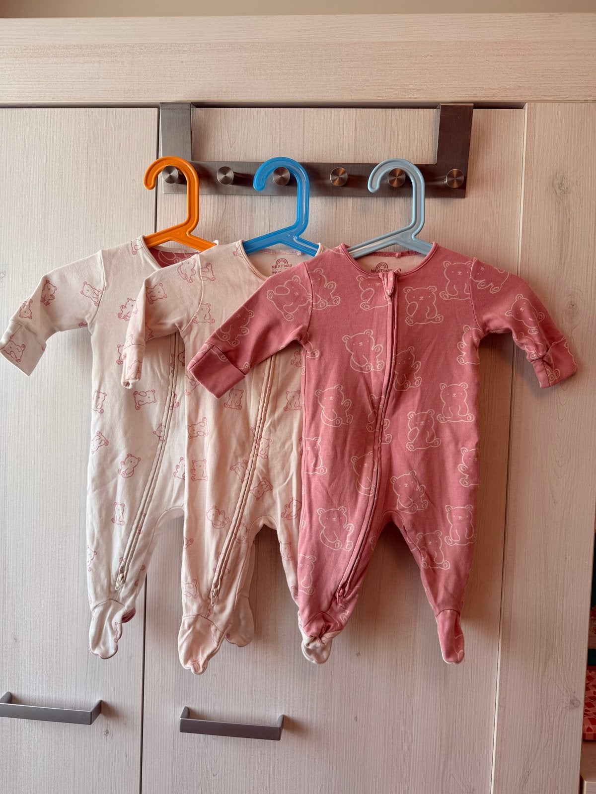 NEXT Baby 2-weg rits pyjama maat 62, Ophalen of Verzenden, Zo goed als nieuw, Jongetje of Meisje, Nacht- of Onderkleding