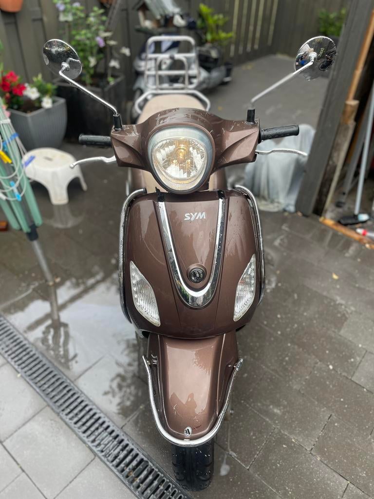 Sym fiddle 3 2017 50cc, Fietsen en Brommers, Scooters | SYM, Gebruikt, Fiddle, Maximaal 25 km/u, Benzine, Ophalen of Verzenden