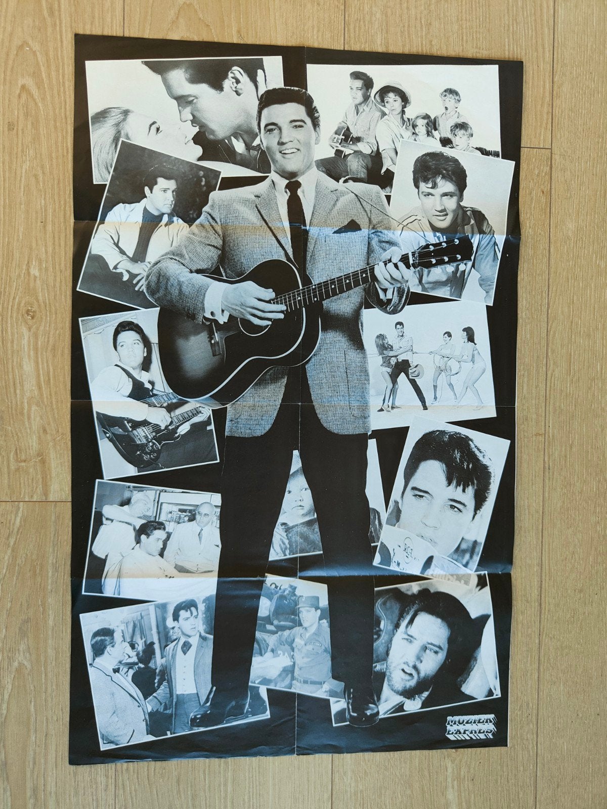 Muziek Expres Super Poster Elvis Presley, Ophalen of Verzenden, 1960 tot 1980, Nederland, Tijdschrift