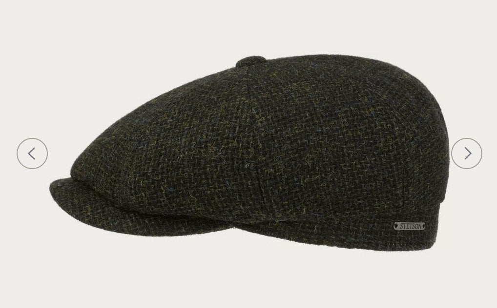 Stetson Hatteras Shetland Wool Pet, Flat Cap, Kleding | Heren, Ophalen, Stetson, 58 of 59 cm (L, 7¼ of ⅜ inch), Pet