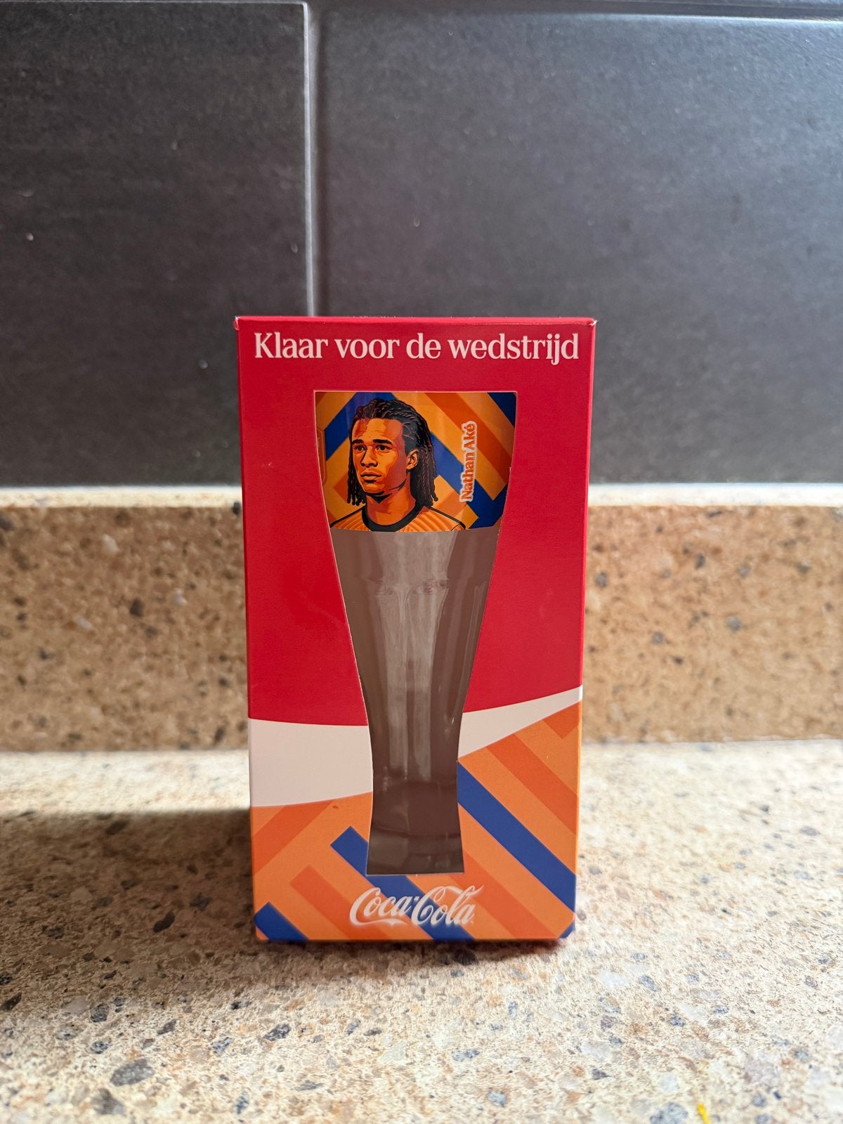WK Coca-Cola glas Nathan Aké, Ophalen of Verzenden, Nieuw