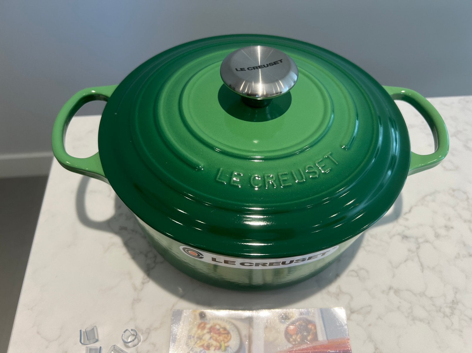 Nieuwe Le Creuset signature  Bamboo 24 cm braadpan, Met handvatten, Nieuw, Le Creuset, Ophalen of Verzenden