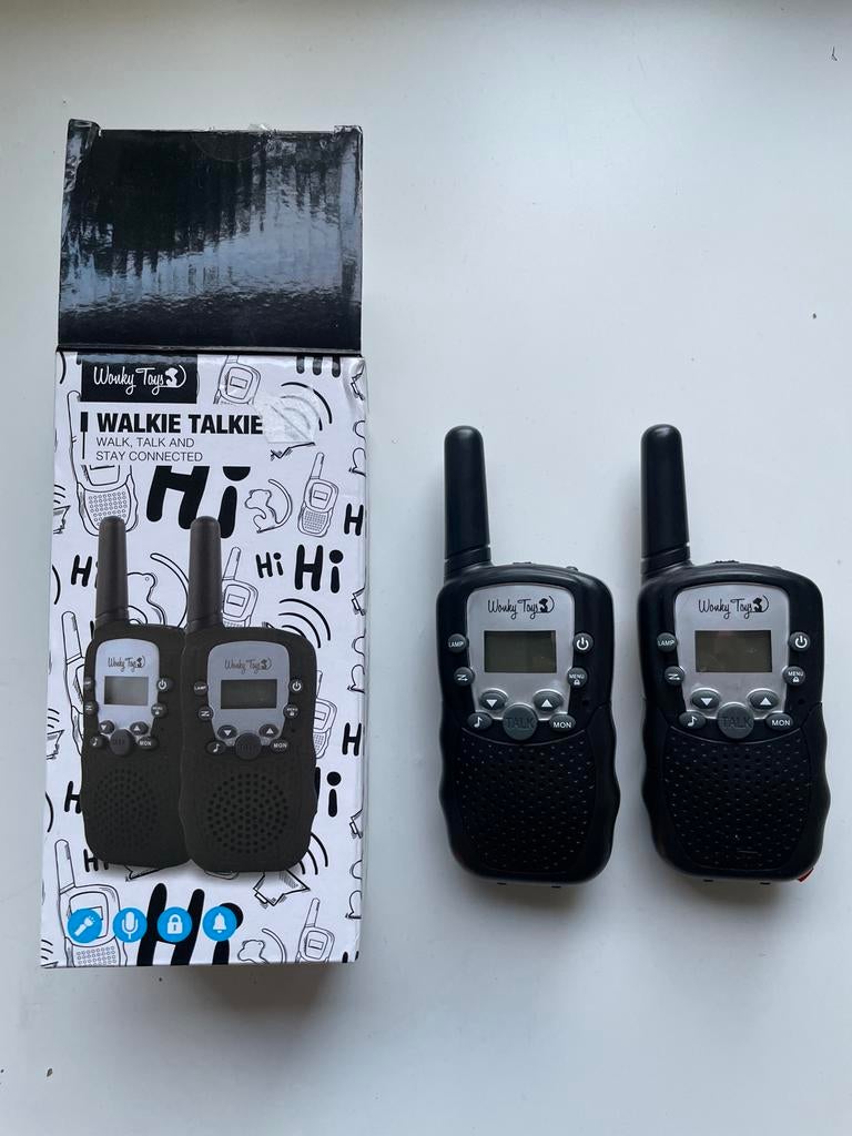 Walkie talkie voor kinderen, Ophalen of Verzenden, Zo goed als nieuw, Portofoon of Walkie-talkie, Met broekklem
