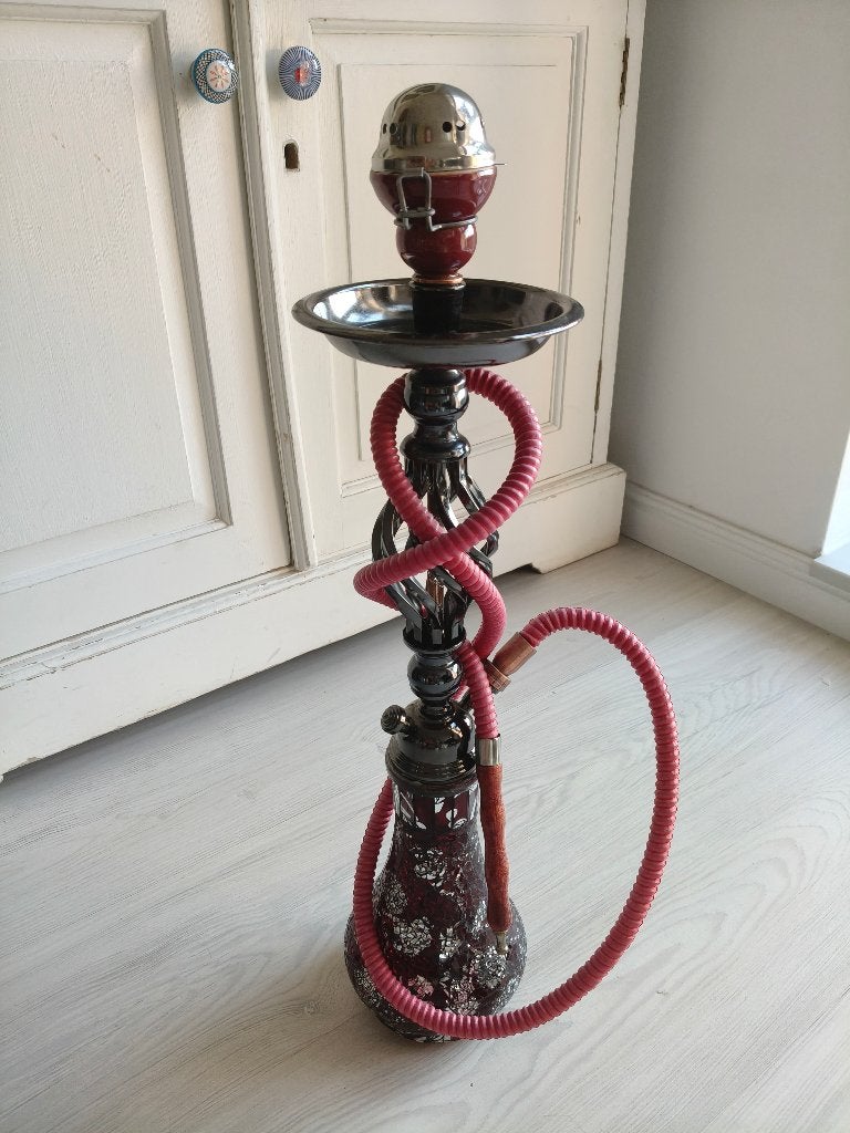 Waterpijp rood, Ophalen, Zo goed als nieuw, (Water)pijp