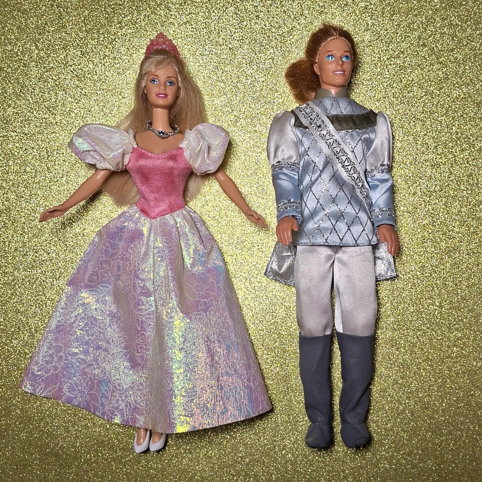 Mattel Barbie Fairytale Prinses en Prins, Verzenden, Zo goed als nieuw, Fashion Doll