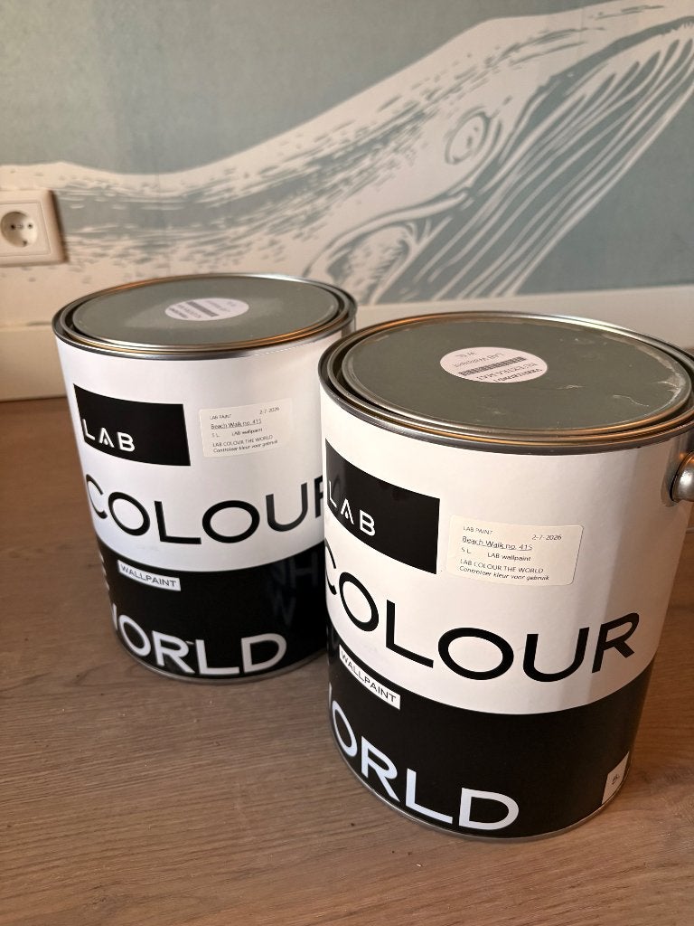 Lab Paint Beach Walk (No 415) - 5L (x2), Ophalen, 5 tot 10 liter, Nieuw, Verf