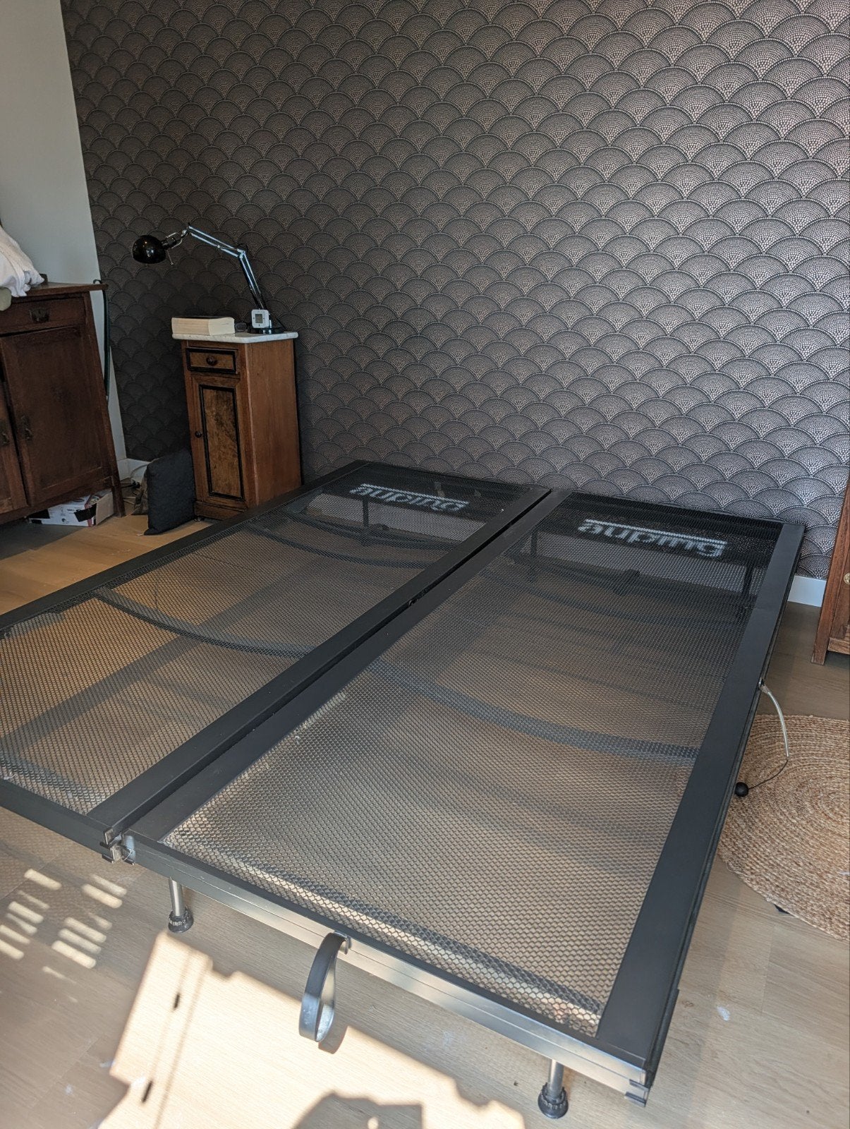 2 x Auping bed spiraal van 220 x 90, tweepersoons 220, Huis en Inrichting, Slaapkamer | Matrassen en Bedbodems, Ophalen, Gebruikt
