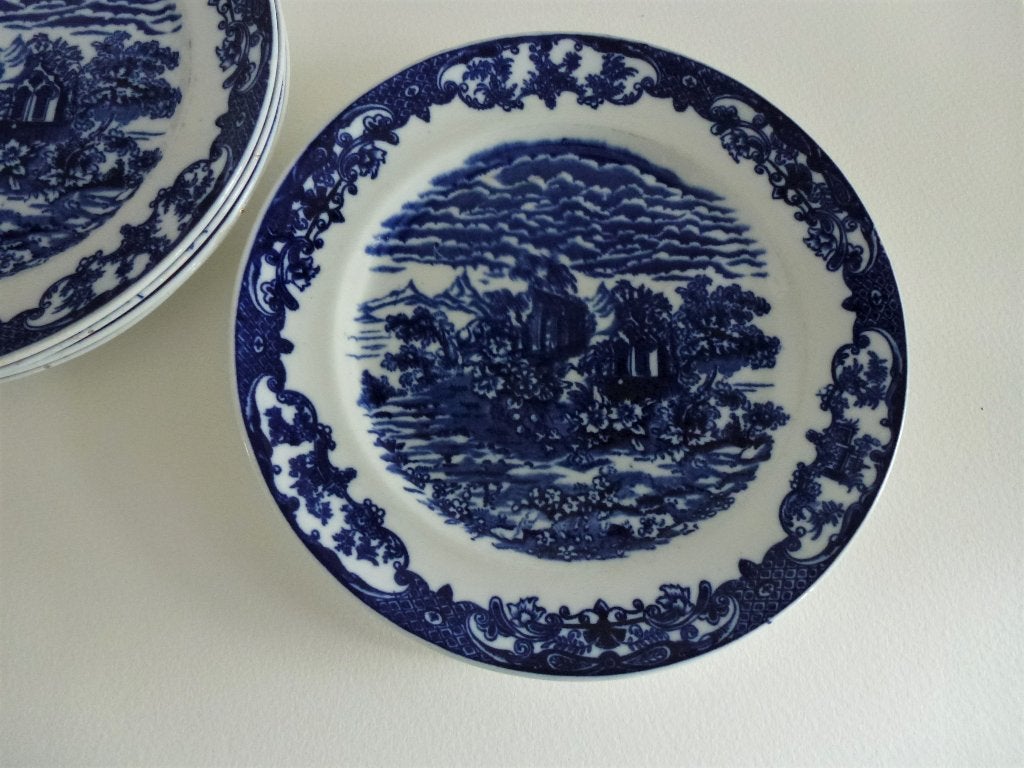 6 Phoenix China borden 'Florentine' ontw. Thomas Forester., Ophalen of Verzenden