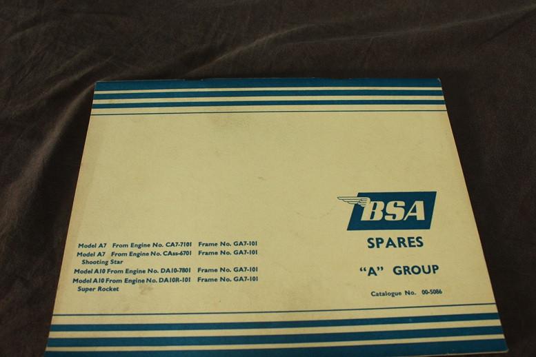 BSA A7 A10 motorcycle parts catalogue Teile katalog, Ophalen of Verzenden, Overige merken