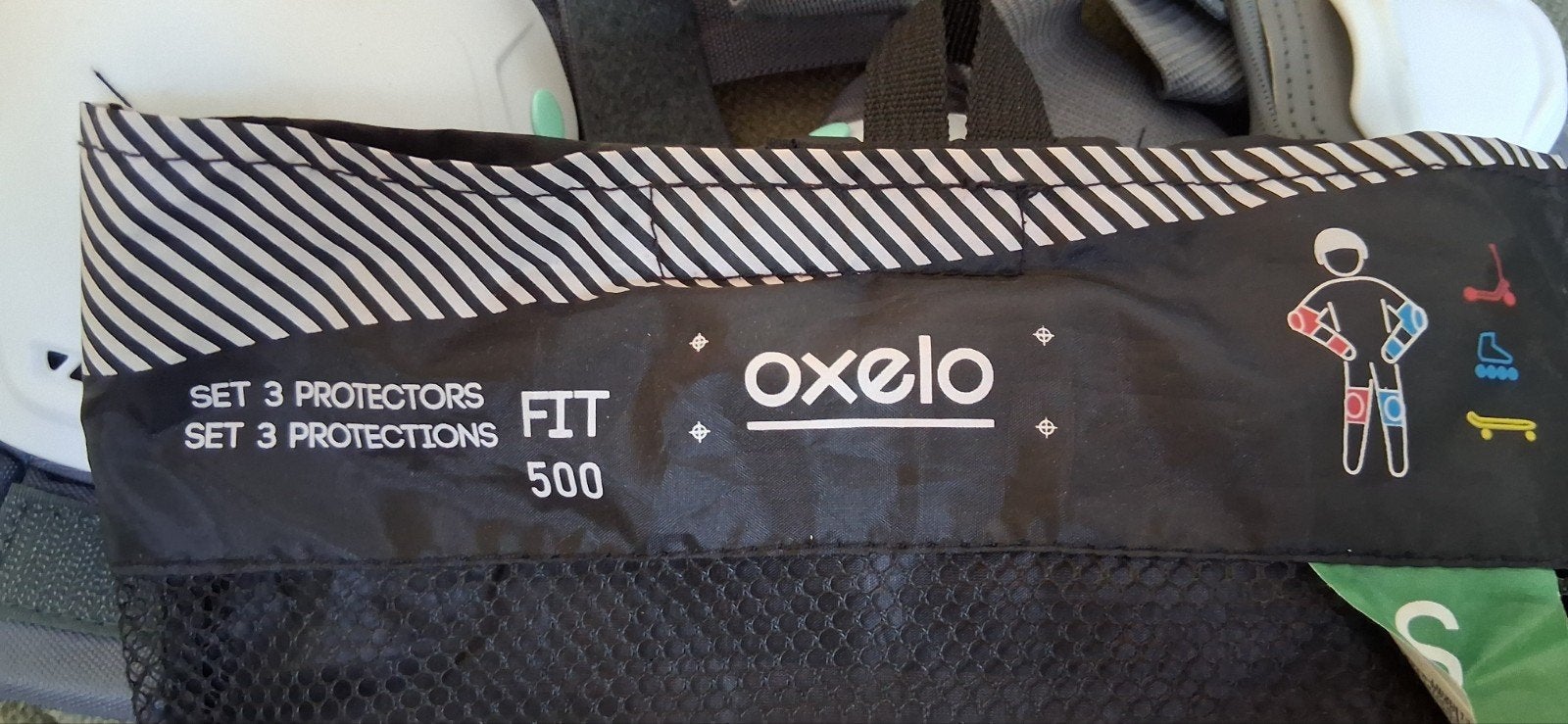 Oxelo Fit 500 Beschermset voor Skaten/Skateboarden, Ophalen of Verzenden, Nieuw