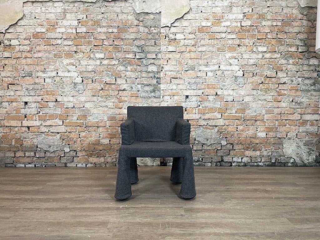 Moooi VIP Chair – Grijs stof | Marcel Wanders, Ophalen, Design, Zo goed als nieuw, Vier