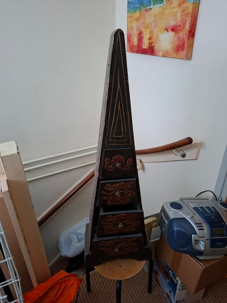 Decoratief kastje, Ophalen