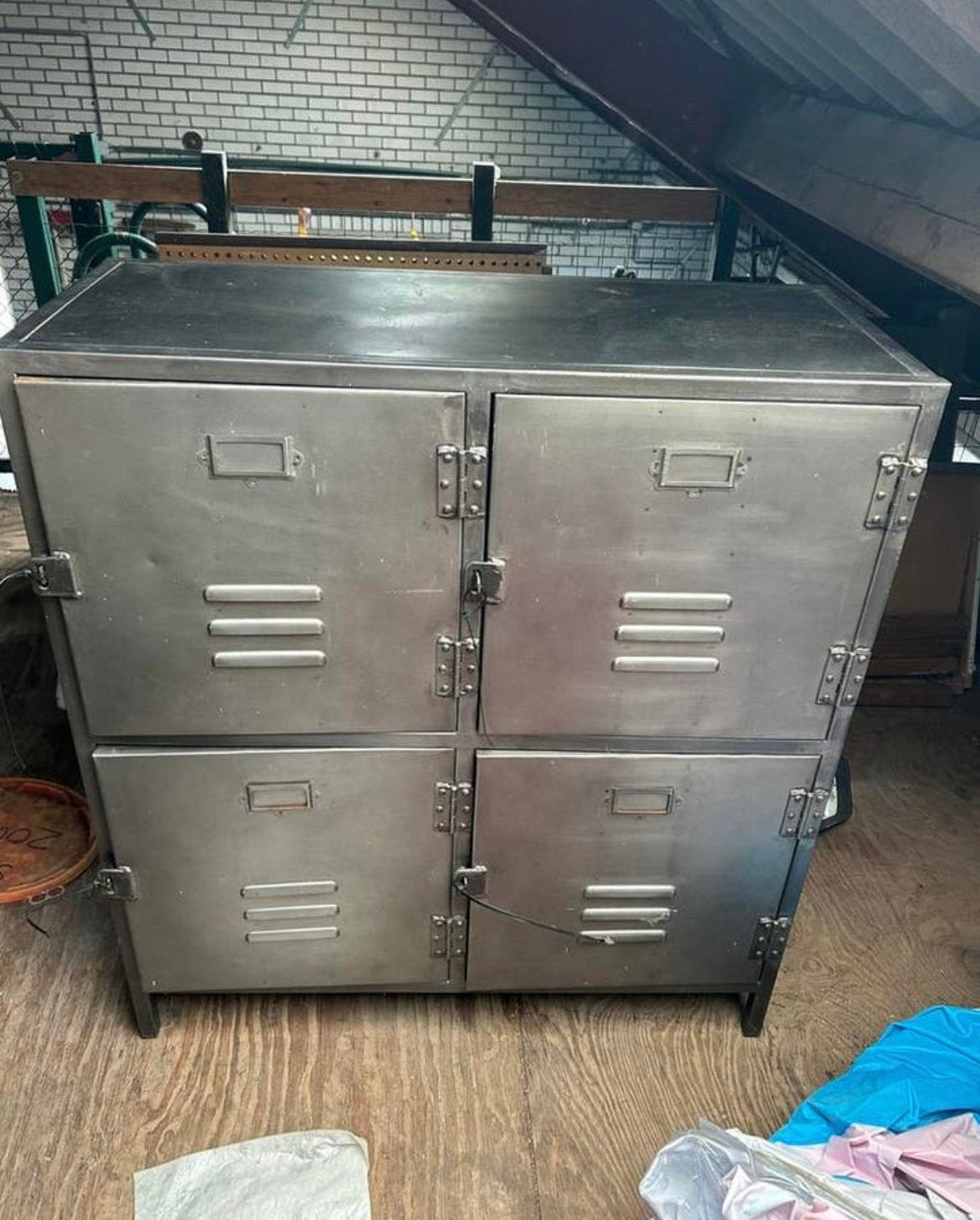 Industriële lockerkast, Huis en Inrichting, Kasten | Lockerkasten, Ophalen, Gebruikt
