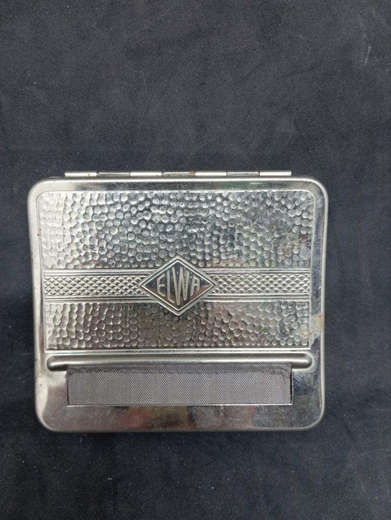 Vintage ELWA sigarettenroller / tabaksdoos, Ophalen of Verzenden