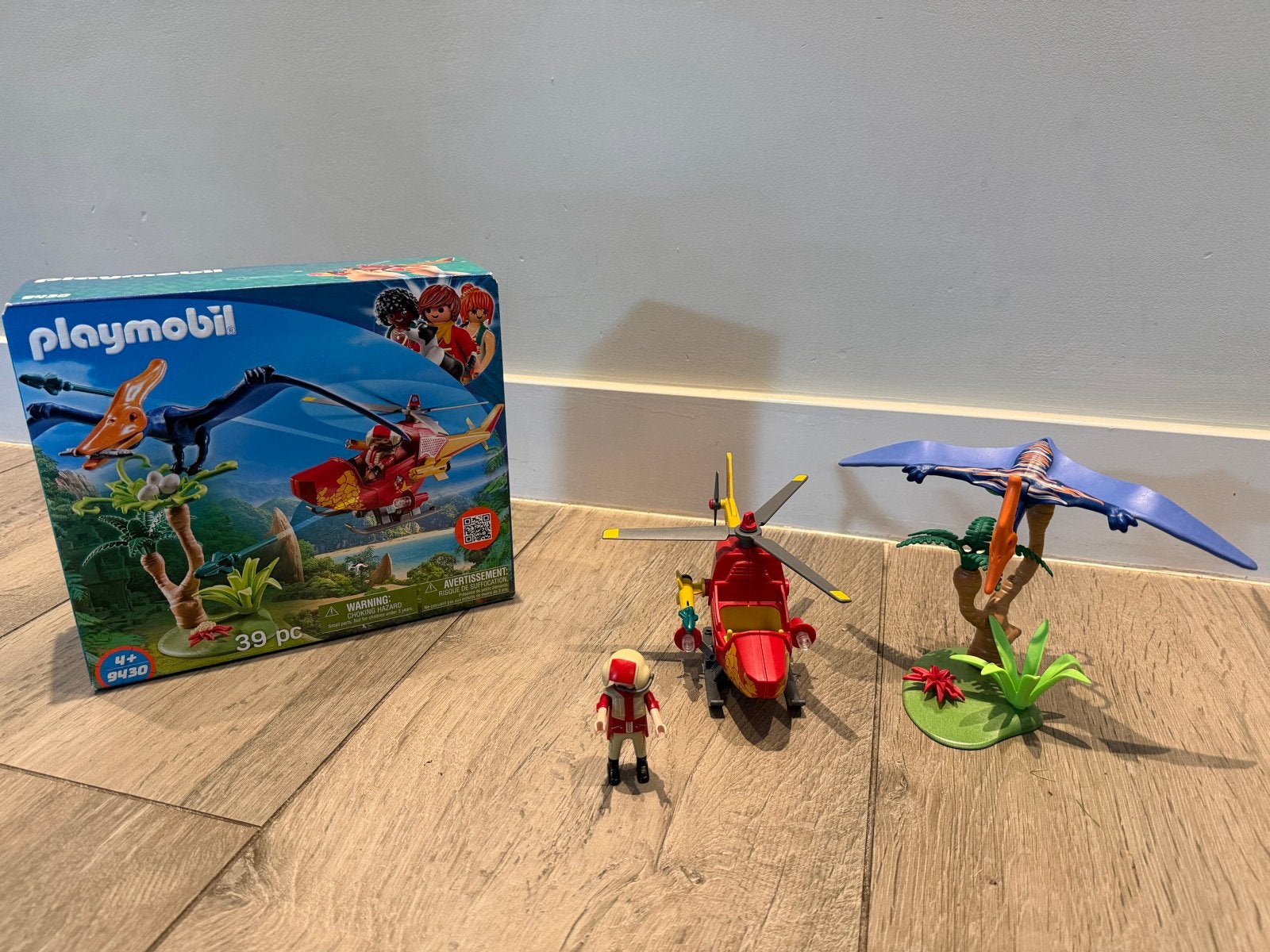 Playmobil Dino Rise Pterodactyl: Helikopter en Dino 9430, Ophalen, Gebruikt, Jongen of Meisje