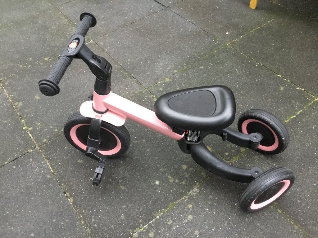 4 in 1- Driewieler, Ophalen, Zo goed als nieuw, Loopfiets