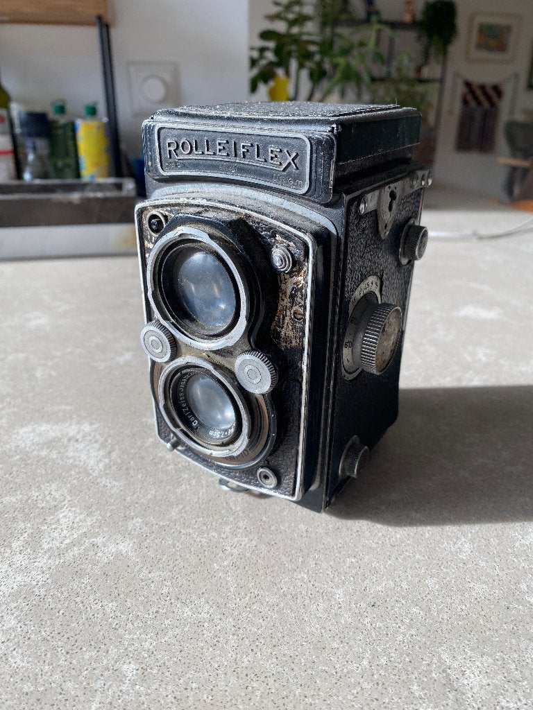 Rolleiflex Automat Model 2 (K4B) - Carl Zeiss Jena Tessar, Ophalen of Verzenden, Niet werkend, Spiegelreflex, Overige Merken