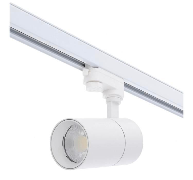 Led spot 10 watt rail winkelverlichting woning gallery, Moder, Metaal of Aluminium, Nieuw, Ophalen of Verzenden