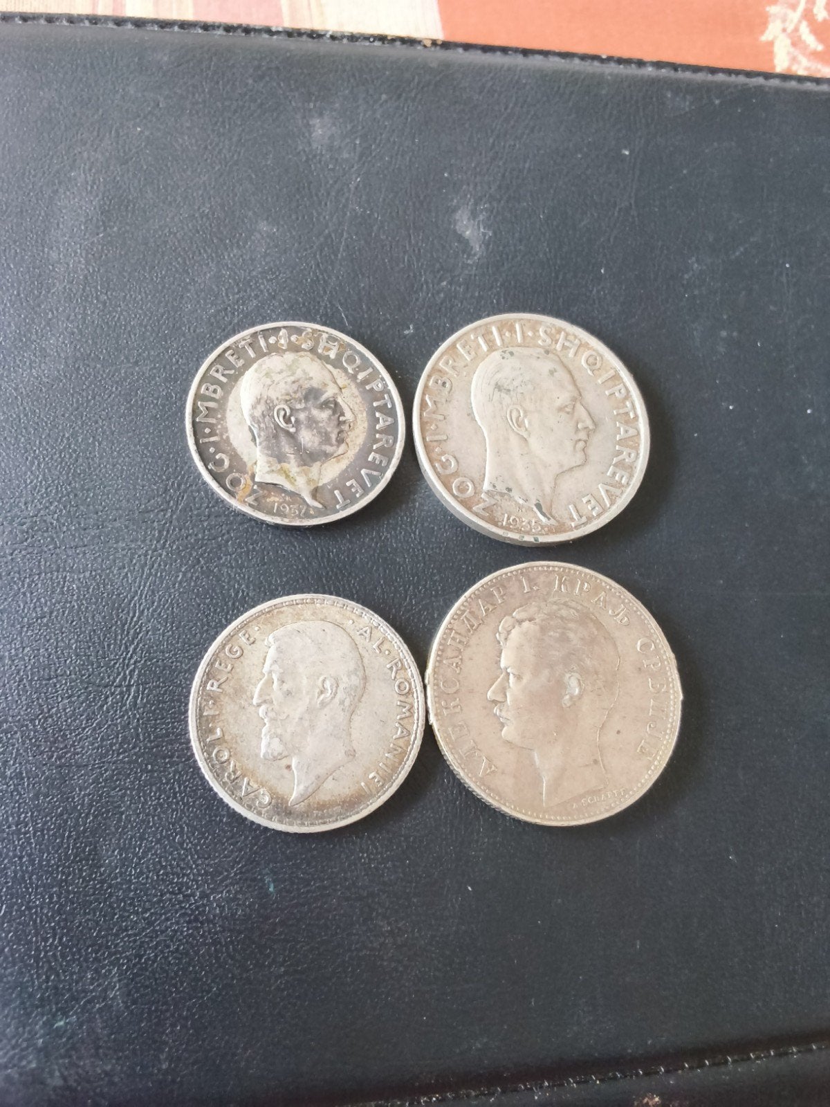 Zeldzame Europese Munten Collectie - 4 Stuks, Ophalen of Verzenden, Setje, Zilver
