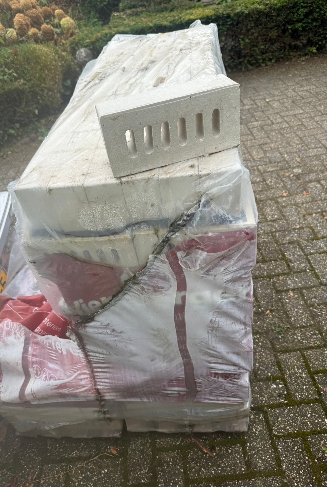 Strengpers Metselstenen Waalformaat - 1,5 Pallet (Nieuw), Doe-het-zelf en Verbouw, Ophalen, Nieuw, Bakstenen