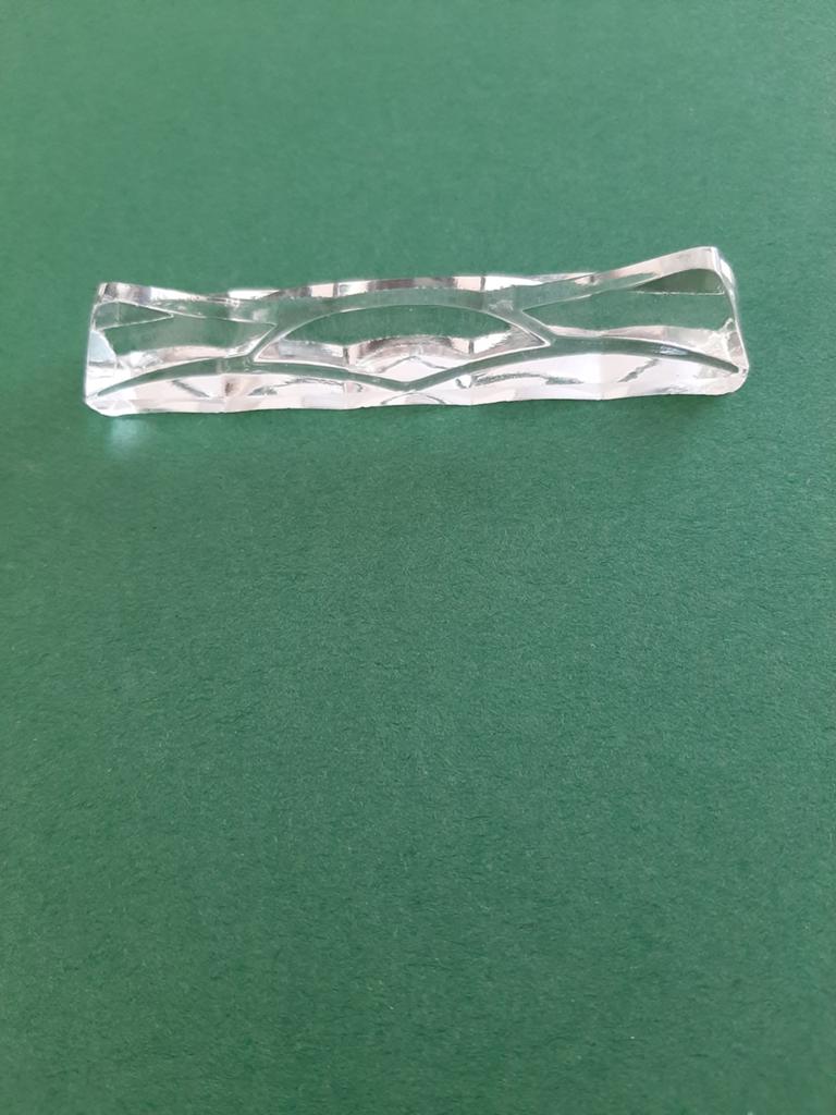Glazen messenlegger - Elegant en praktisch, Antiek en Kunst, Antiek | Glas en Kristal, Ophalen of Verzenden