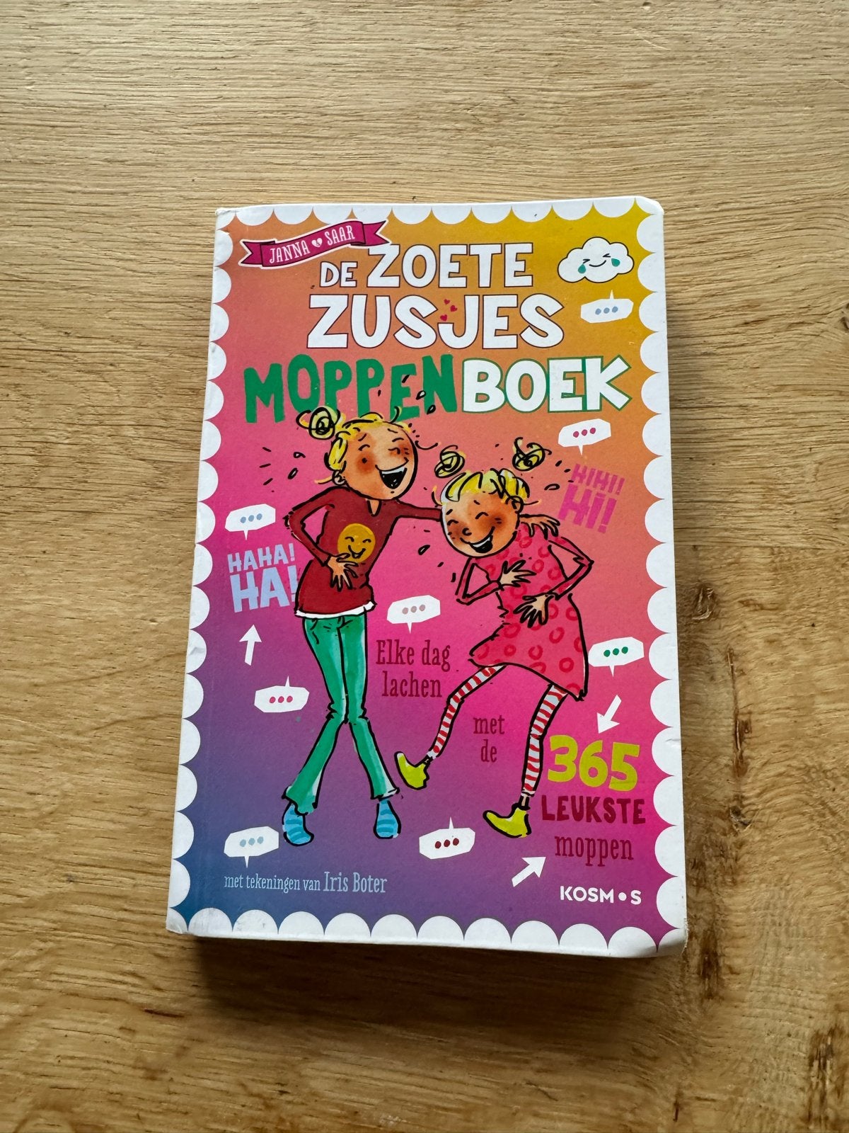 De Zoete Zusjes Moppenboek - 365 leukste moppen, Ophalen of Verzenden, Gelezen, Moppen