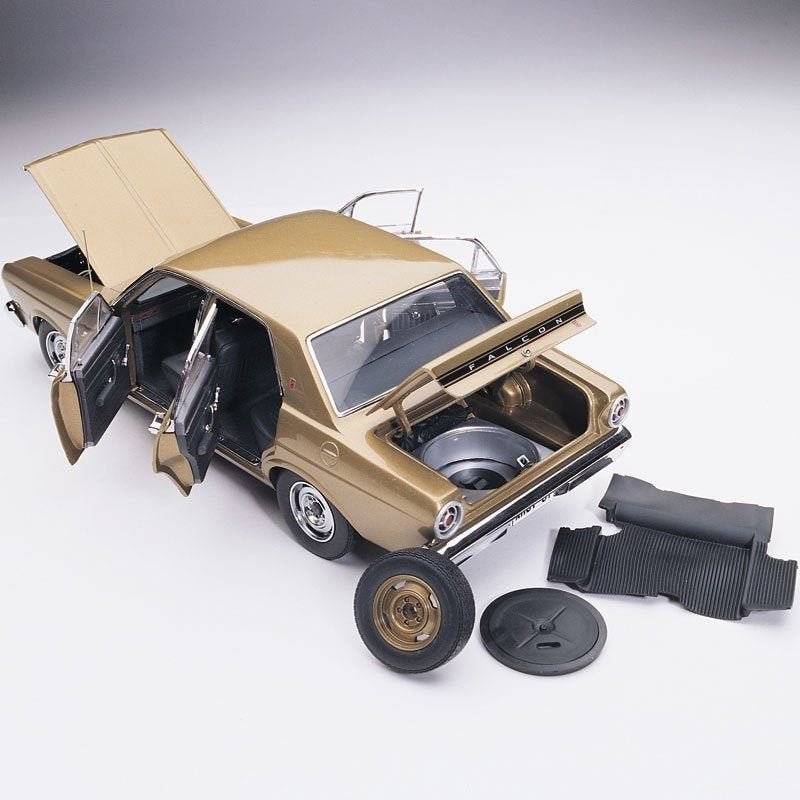 1/18 1967 Ford Falcon XR GT goudmetallic, Ophalen of Verzenden, Nieuw, Auto, Overige merken