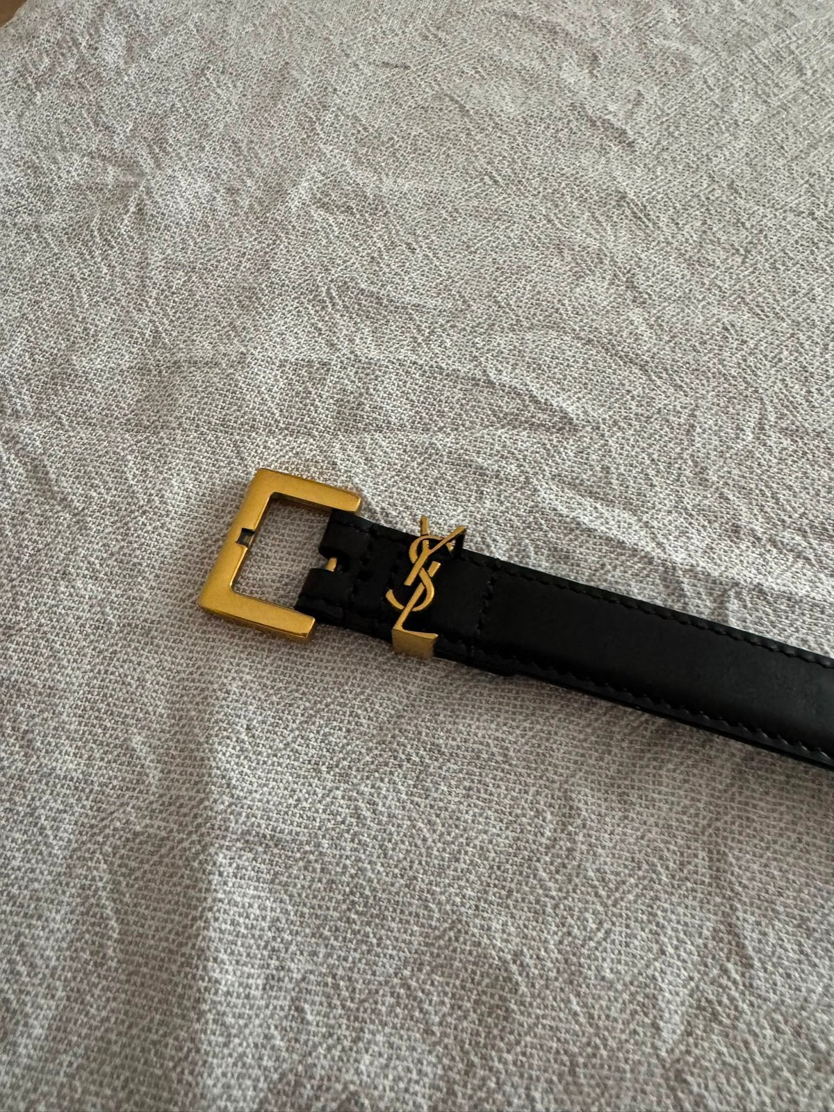 Saint Laurent YSL riem – maat 100 cm, Kleding | Dames, Riemen en Ceinturen, Minder dan 3 cm, Verzenden, 90 tot 100 cm, Heupriem