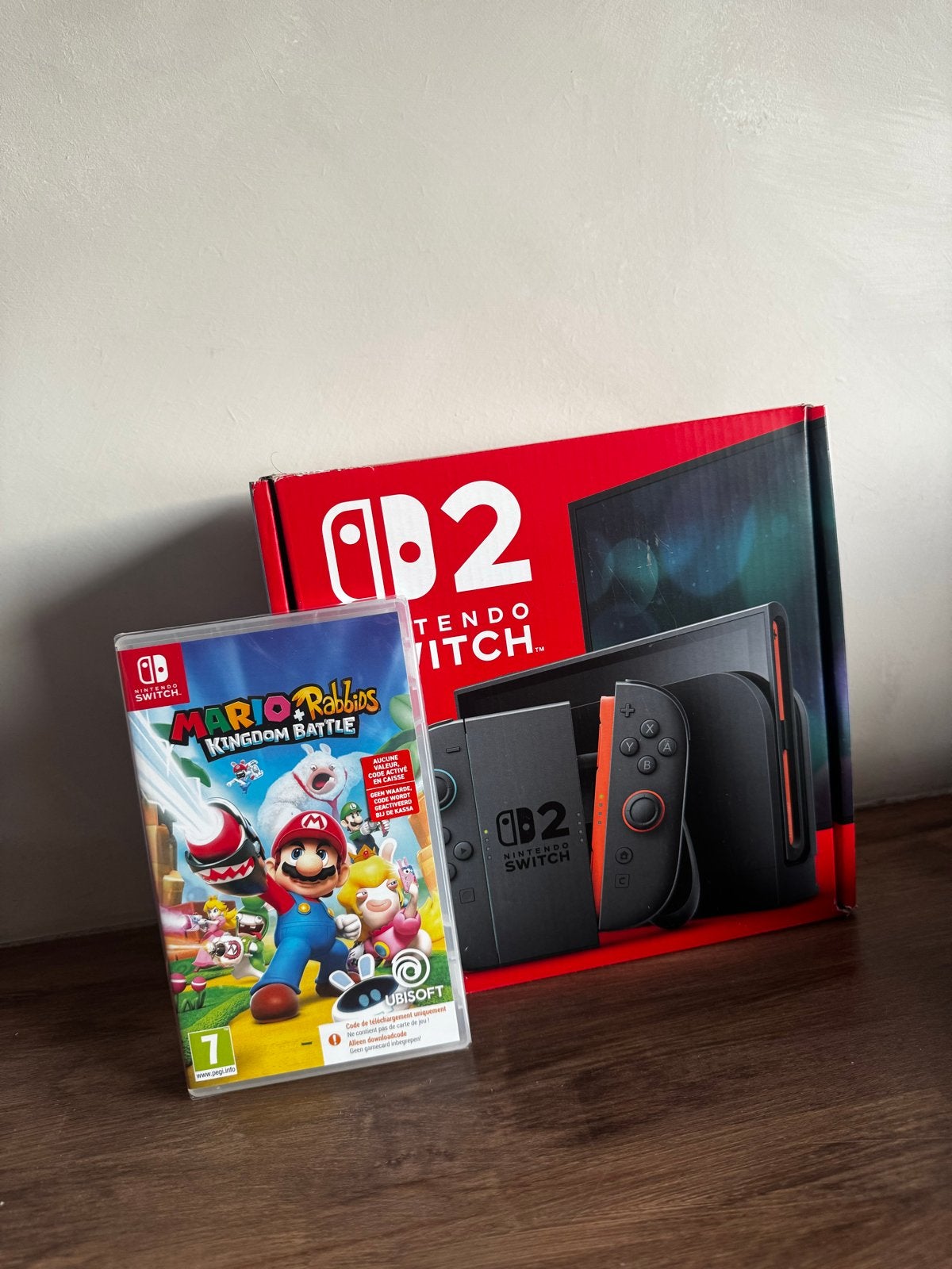 Nintendo Switch 2 met game, inruil mogelijk, Met games, Met 2 controllers, Ophalen of Verzenden, Zo goed als nieuw