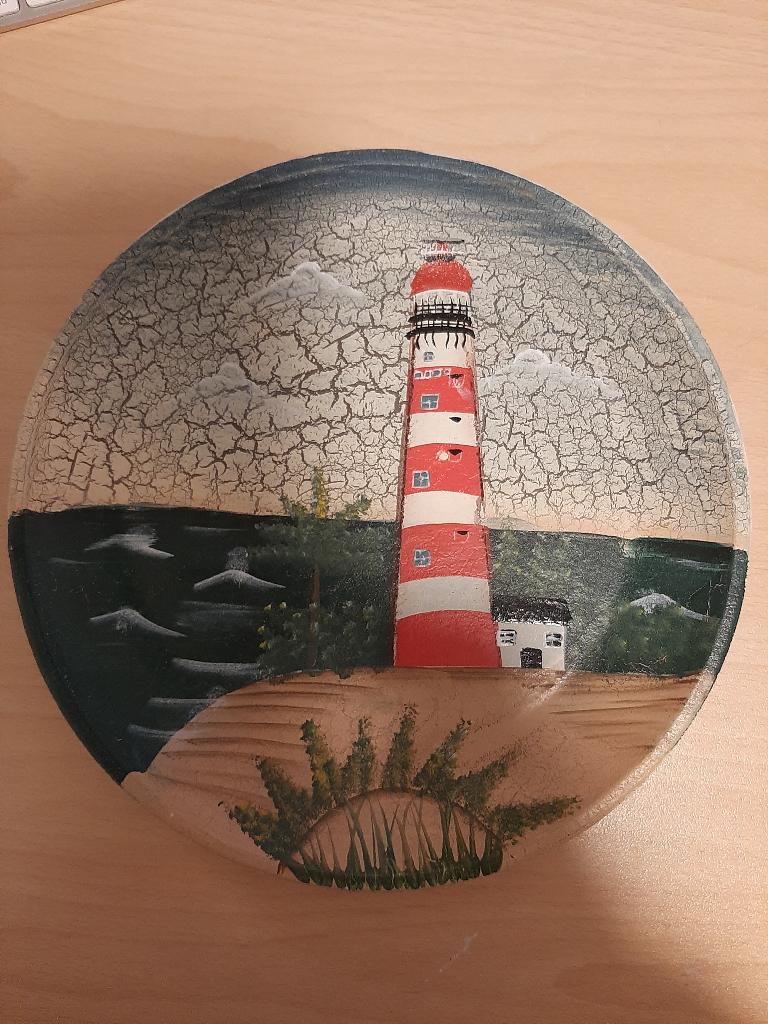 Wanddecoratie met vuurtoren, Verzenden, Gebruikt