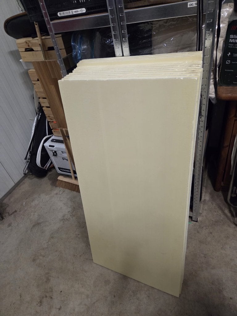 PIR / PUR Isolatieplaten 13 stuks, Ophalen, Zo goed als nieuw, Hardschuim (Pir), 15 m² of meer