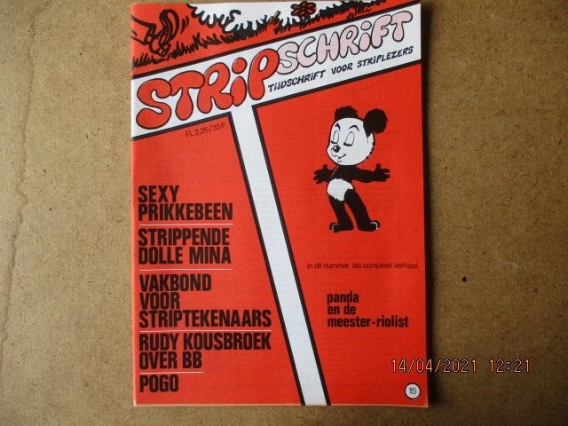 adv1068 stripschrift 15, Eén stripboek, Ophalen, Gelezen